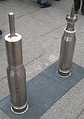 Two 120mm dummy ammunition projectiles towards STANAG-Agreement.