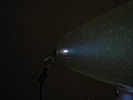The cathode during use (frontal)